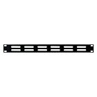 19 inch perforated cover panel - 1U