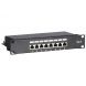 10 Inch CAT5e FTP patch panel - 8 ports