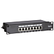 10 Inch CAT5e FTP patch panel - 8 ports
