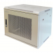 6U white wall mount server rack with perforated door 600x450x368mm (WxDxH)