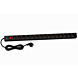 15-way power strip for vertical mounting