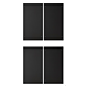 Datacenter side panel set for 52U cabinets, 1000mm deep