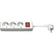 3 way power strip with switch 3m white