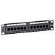 10 Inch CAT5e UTP patch panel - 12 ports
