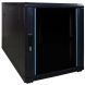 12U mini server rack with glass door 600x1000x720mm (WxDxH)