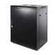 12U wall mount server rack with metal door 600x450x635mm (WxDxH)