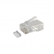 CAT6a connector RJ45 unshielded with adapter - for solid cable