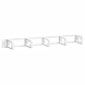 1U 19 inch metal cable tray with 5 plastic hooks - white