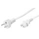 Power cord schuko to C13 2m white