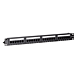 CAT5e UTP patch panel - 24 ports