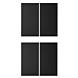 Datacenter side panel set for 42U cabinets, 1000mm deep