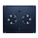 Fan package with 2 fans and thermostat suitable for 600mm deep standing server cabinets