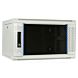 4U white wall mount server rack with glass door 600x450x280mm (WxDxH)