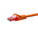 UTP CAT6 0,15m orange - 100% copper