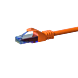 UTP CAT6a 0,15m orange - 100% copper