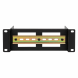 2U DIN rail for 10-inch racks - adjustable in depth