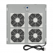 Fan set with 4 fans and thermostat suitable for outdoor server racks