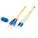 OS2 duplex fibre optic cable LC-SC 1m