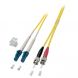 OS2 duplex fibre optic cable LC-ST 1m