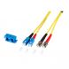 OS2 duplex fibre optic cable SC-ST 1m