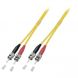 OS2 duplex fibre optic cable ST-ST 0,50m