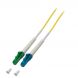 OS2 simplex fibre optic cable LC/APC-LC 1m