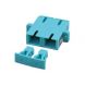 Multimode coupler SC-SC duplex turquoise