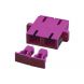 Multimode coupler SC-SC duplex purple