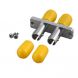 Multimode coupler ST-ST duplex with metal casing