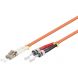 Fibre optic cable LC-ST OM2 1m