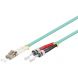 Fibre optic cable LC-ST OM3 2m