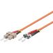 Fibre optic cable SC-ST OM2 1m