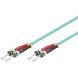 Fibre optic cable  ST-ST OM3 1m