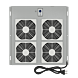 Fan set with 4 fans and thermostat suitable for outdoor server racks