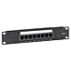 10 Inch CAT6 UTP patch panel - 8 ports