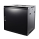 9U wall mount server rack with metal door 600x600x500mm (WxDxH)