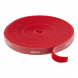 Velcro tape 9 mm wide, 5 m, woven - red