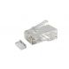 CAT6 RJ45 connector with load bar - unshielded - for stranded cable