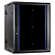 22U wall rack (tilting) with glass door 600x600x1100mm (WxDxH)