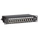 10 Inch CAT6 FTP patch panel - 12 ports