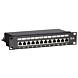 10 Inch CAT6 FTP patch panel - 12 ports