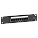 10 Inch CAT6 UTP patch panel - 8 ports