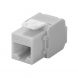 CAT6a UTP Keystone Connector - Toolless- grey