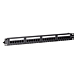 CAT5e UTP patch panel - 24 ports