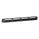CAT6 UTP patch panel - 24 ports