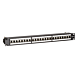 CAT6a STP patch panel - 24 ports