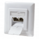 CAT6 UTP / STP flush-mount box, white