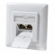 CAT6 UTP / STP flush-mounted box vertical, white