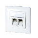 Keystone front panel, white