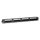 CAT6 UTP patch panel - 24 ports